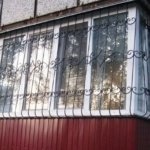 кованые балконные перила
