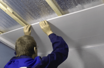 Крепление пластиковых панелей к потолку своими руками
