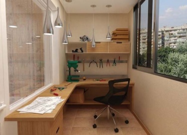 Пошаговое обустройство мастерской на балконе или лоджии своими силами. Обустраиваем балконное пространство в соответствии с общим назначением масте...