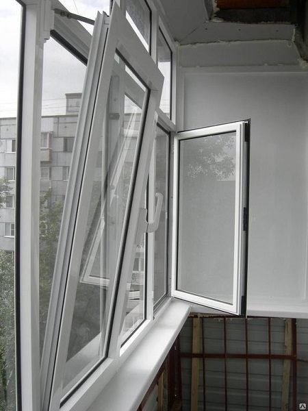 Фото: Откидные алюминиевые окна
