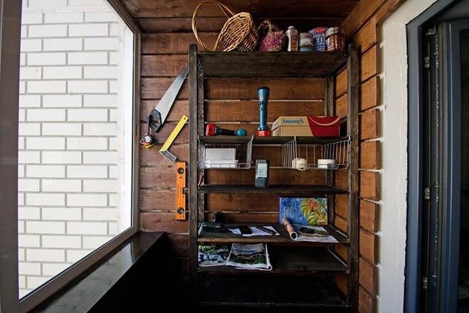 книжный шкаф для балкона