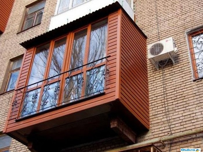 обшивка панорамного балкона
